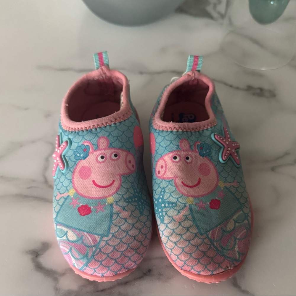 Peppa Pig Kids Water Shoes - Pink and Blue